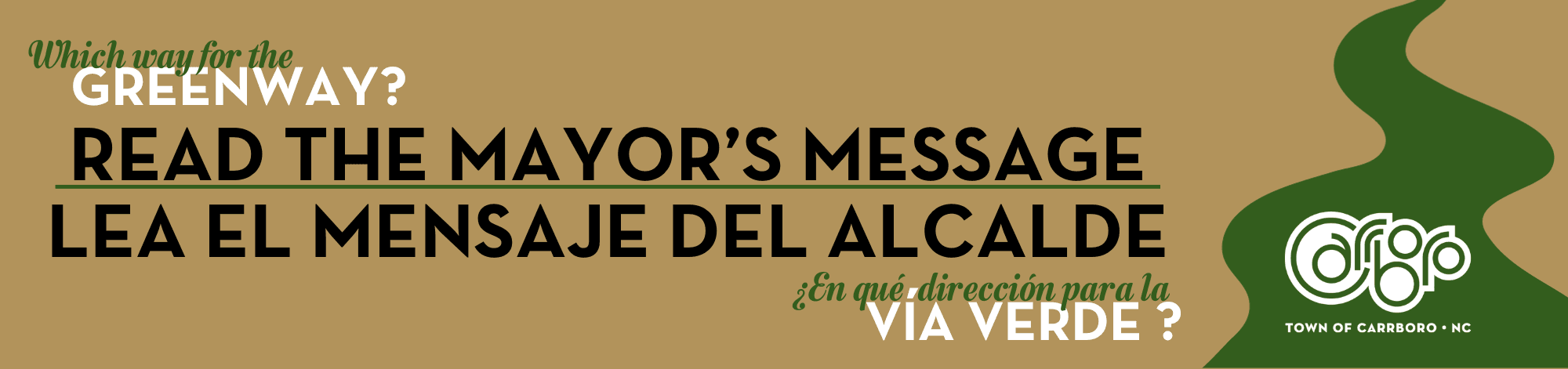 Bolin Creek Read the Mayor Message Opens in new window